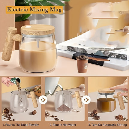 Self-Stirring Mug – Electric Mixing Cup for Coffee & Milk