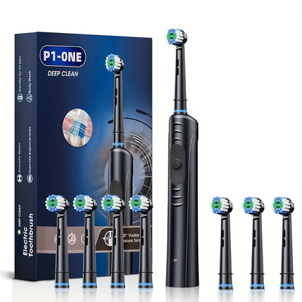 Rechargeable Electric Toothbrush - Smart Deep Cleaning for All