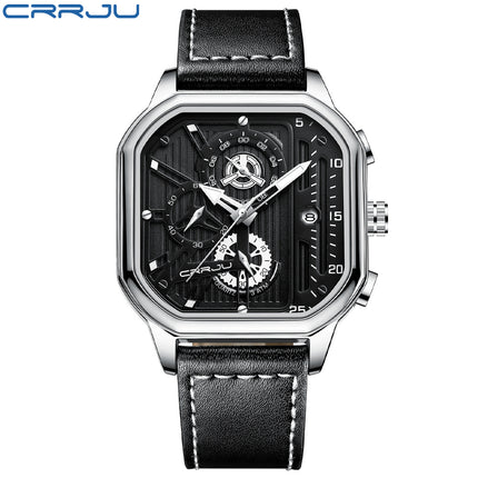 Sleek CRRJU Men's Chronograph Watch