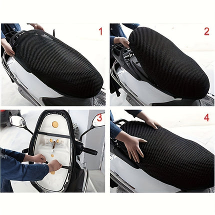 Motorcycle Seat Cushion Cover – Cool, Comfortable & Waterproof