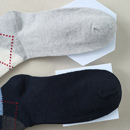 Men's Plaid Thermal Crew Socks
