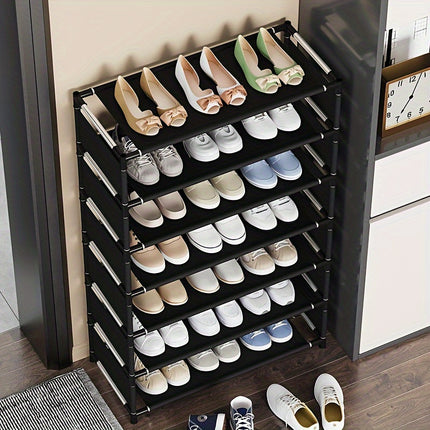 7-Tier Shoe Rack – Stackable, Space-Saving Organizer