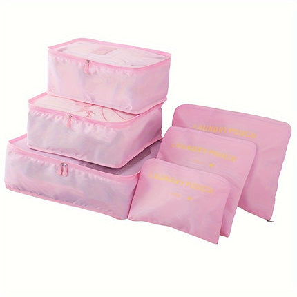 6-Piece Travel Packing Cubes Set
