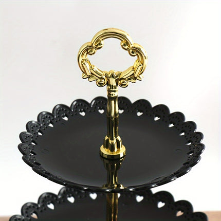 Elegant 3-Tier Dessert Stand – Perfect for Any Celebration!