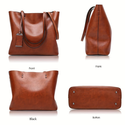 Retro Crossbody Briefcase Handbag