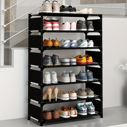 7-Tier Shoe Rack – Stackable, Space-Saving Organizer