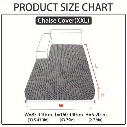 Modern Polar Fleece Sofa Slipcover - Elastic-Fit, Pet-Friendly Protector