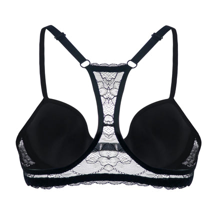 Lace Buckle Push-Up Bra