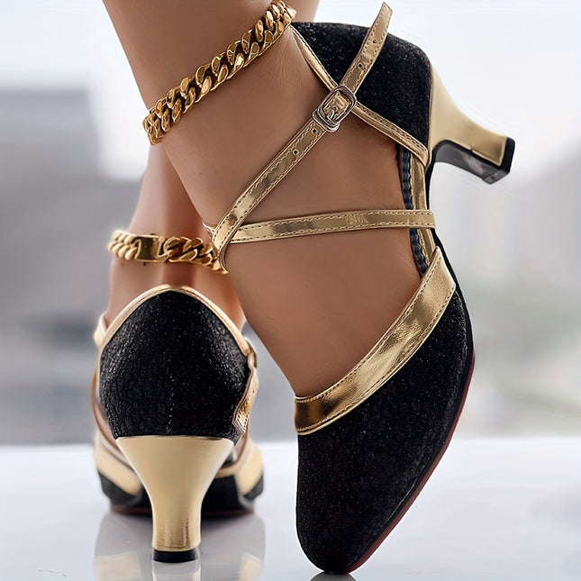 Glitter D'Orsay Dance Shoes