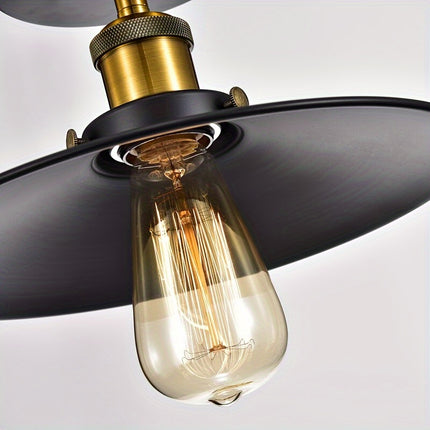 Modern Industrial Loft Ceiling Light – Retro Metal Fixture