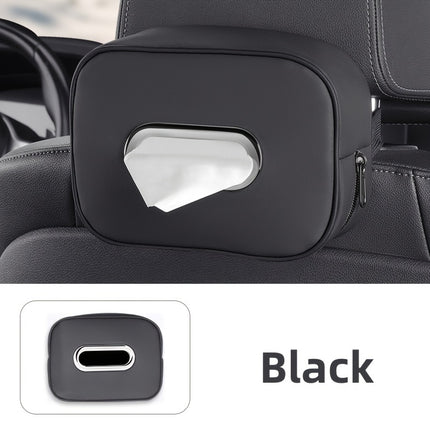 Fit Faux Leather Car Tissue Holder