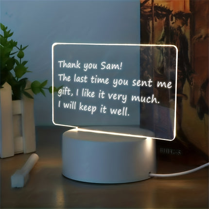 USB LED Message Board Lamp - Monti Bargains