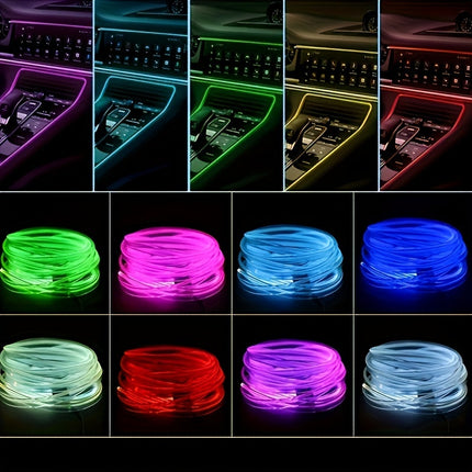 RGB LED Car Interior Light Strip - DIY Atmosphere