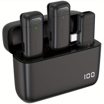 Wireless Lavalier Microphone – Perfect for Clear Vlogs & Podcasts!