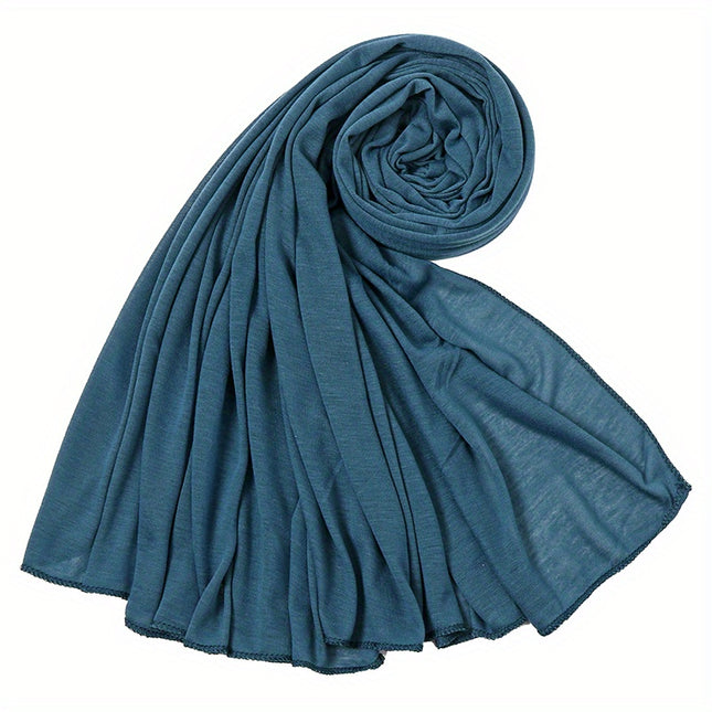 Solid Color Jersey Hijab Scarf