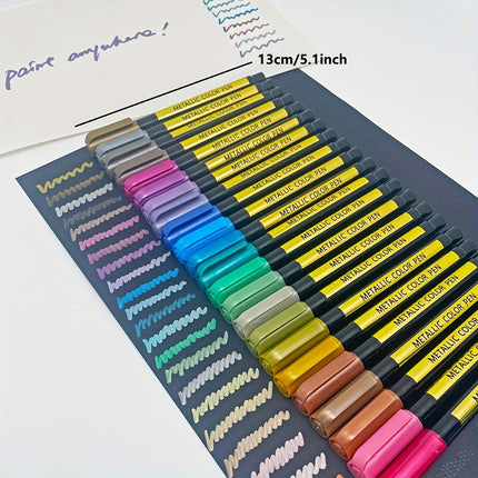 Metallic Glitter Paint Marker Pens
