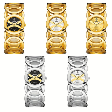 Elegant Golden Women's Quartz Watch