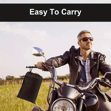 Motorcycle Rain Cover - Waterproof 190T Polyester Protection