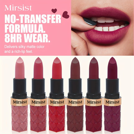 6-Shade Matte Lipstick Set