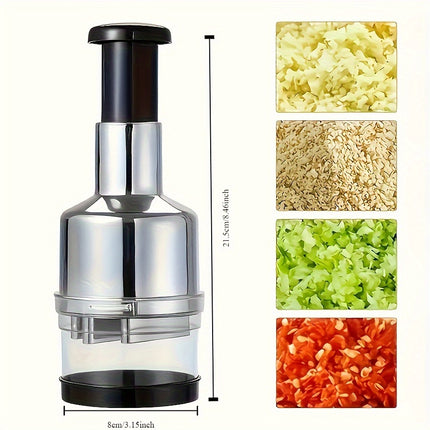 Manual Garlic Press & Mini Food Chopper - Kitchen Essential